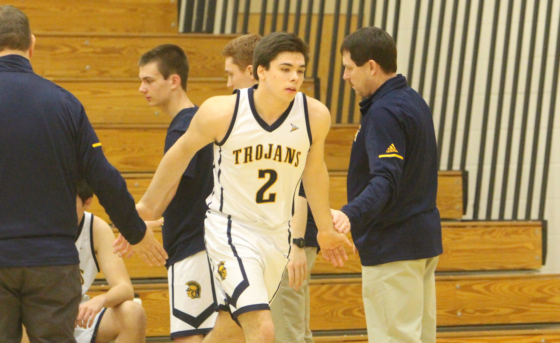 Lake Holcombe at New Auburn boys basketball 2-14-19